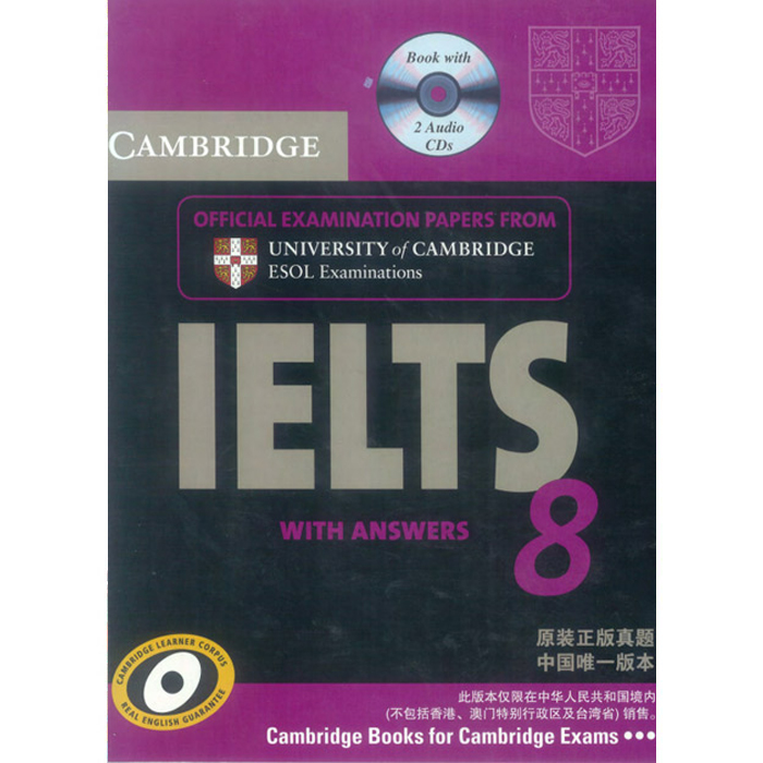 کتاب کمبریج آیلتس 8 IELTS 8 Cambridge