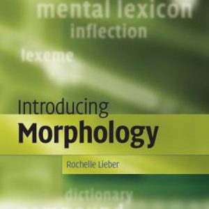 کتاب معرفی مورفولوژی Introducing Morphology