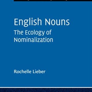 کتاب English Nouns The Ecology of Nominalization