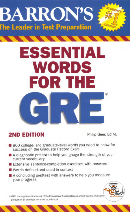 کتاب Barron’s Essential Words for the GRE ویرایش دوم