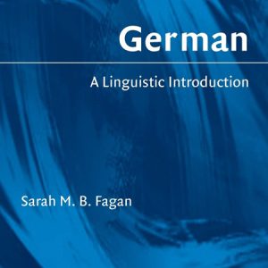 کتاب German A Linguistic Introduction