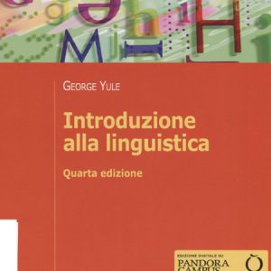 کتاب مقدمه ای بر زبان شناسی Introduzione alla linguistica ویرایش چهارم