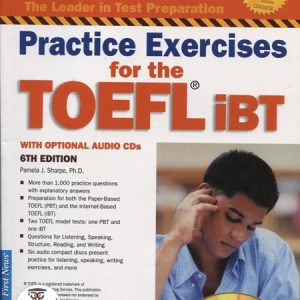 مجموعه کامل کتاب Barron’s Practice Exercises For The TOEFL به همراه فایل صوتی 6 سی دی