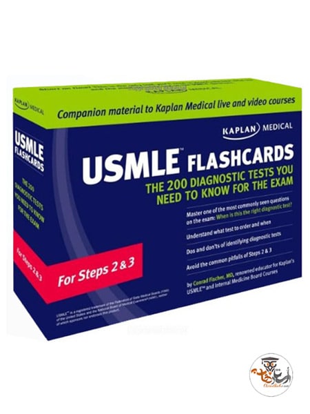 کتاب فلش کارت کاپلان Kaplan Medical USMLE Flashcards The 200 Diagnostic