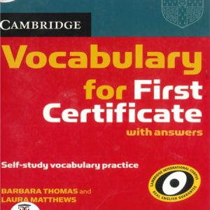 کتاب Vocabulary for FCE به همراه پاسخنامه و فایل صوتی