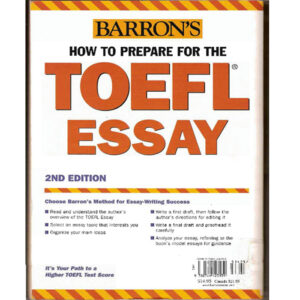 کتاب How to Prepare for the TOEFL Essay ویرایش دوم